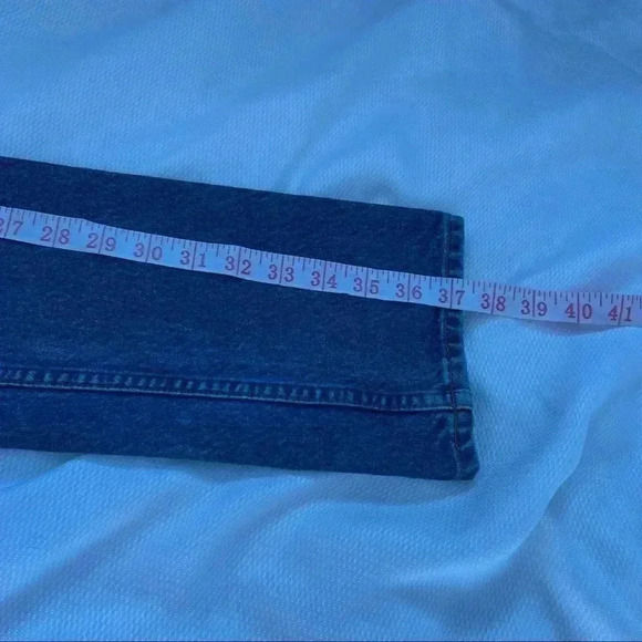 Reformation Mid Rise Button Fly Denim Jeans 24 - Picture 14 of 16